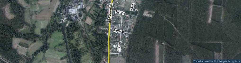 Zdjęcie satelitarne Lipowa ul.